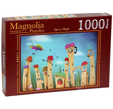 Magnolia Puzzles Magnolia Dancing Town Puzzle 1000pcs