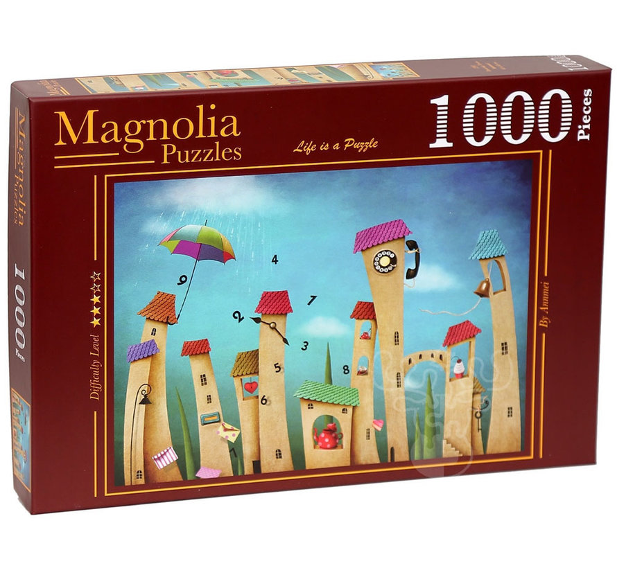 Magnolia Dancing Town Puzzle 1000pcs