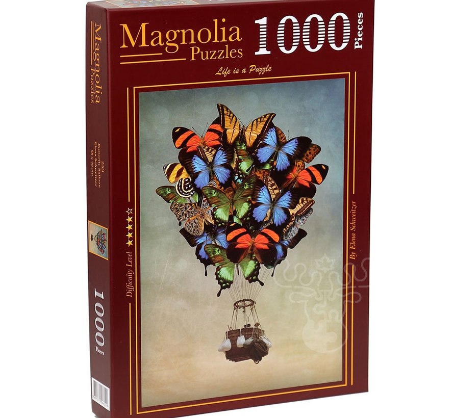 Magnolia Butterfly Balloon Puzzle 1000pcs
