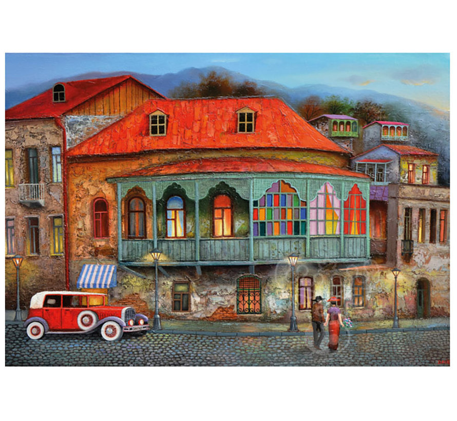 Magnolia The Street of Old Tbilisi - David Martiashvili Special Edition Puzzle 1000pcs