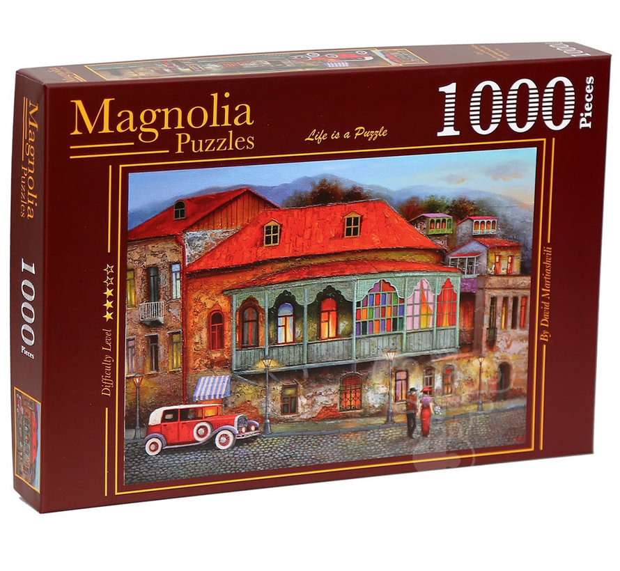 Magnolia The Street of Old Tbilisi - David Martiashvili Special Edition Puzzle 1000pcs
