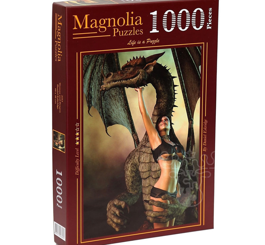 Magnolia Woman and Dragon Puzzle 1000pcs