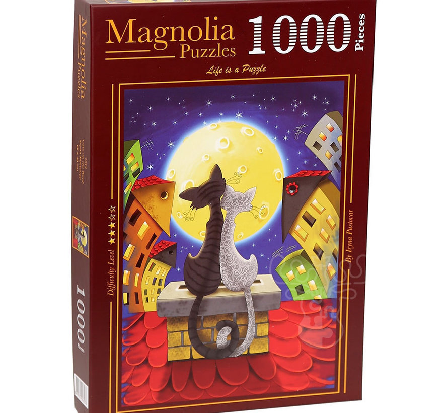 Magnolia Cats on the Roof Puzzle 1000pcs