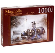 Magnolia Puzzles Magnolia Lady in Blue - Raen Special Edition Puzzle 1000pcs