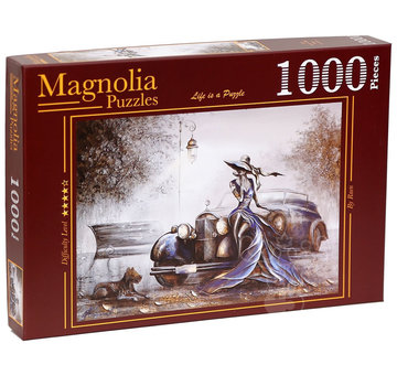 Magnolia Puzzles Magnolia Lady in Blue - Raen Special Edition Puzzle 1000pcs