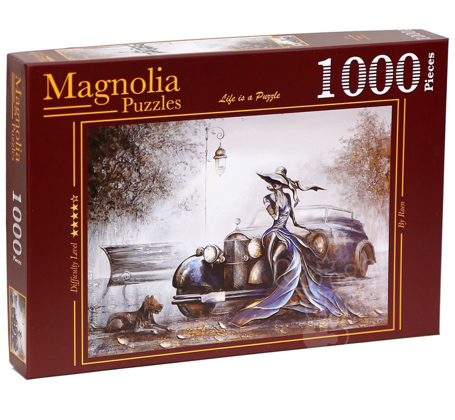 Magnolia Lady in Blue - Raen Special Edition Puzzle 1000pcs