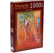 Magnolia Puzzles FINAL SALE Magnolia Dancing Africans Puzzle 1000pcs