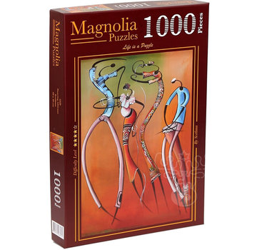 Magnolia Puzzles FINAL SALE Magnolia Dancing Africans Puzzle 1000pcs