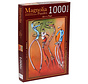 FINAL SALE Magnolia Dancing Africans Puzzle 1000pcs