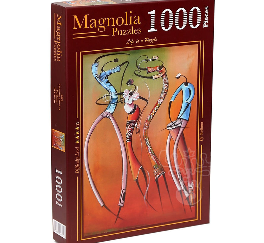 Magnolia Dancing Africans Puzzle 1000pcs