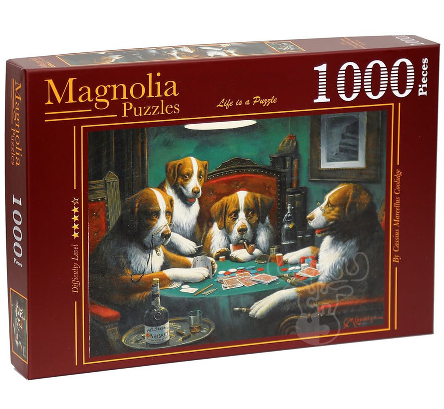 Magnolia Dogs Playing Poker Puzzle 1000pcs Puzzles Canada