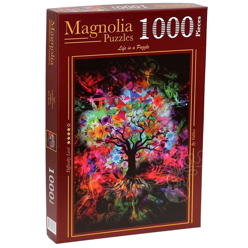Magnolia Colorful Tree Puzzle 1000pcs Puzzles Canada