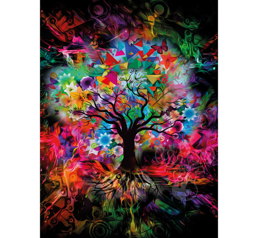 Magnolia Colorful Tree Puzzle 1000pcs