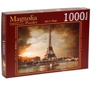 Magnolia Puzzles FINAL SALE Magnolia Clouds over Paris Puzzle 1000pcs