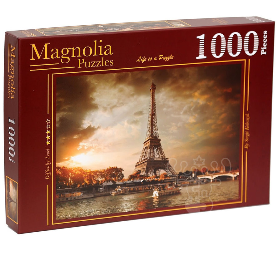 FINAL SALE Magnolia Clouds over Paris Puzzle 1000pcs