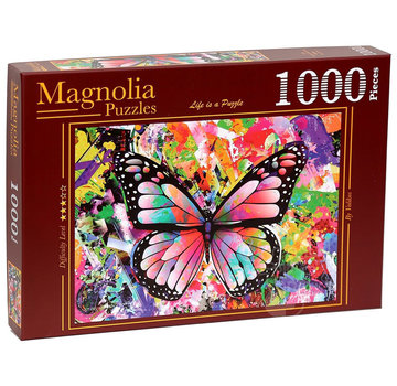 Magnolia Puzzles Magnolia Colorful Butterfly Puzzle 1000pcs