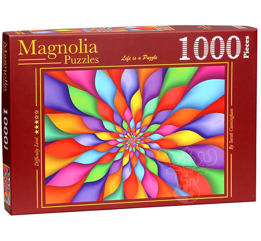 Magnolia Rainbow Petals Puzzle 1000pcs