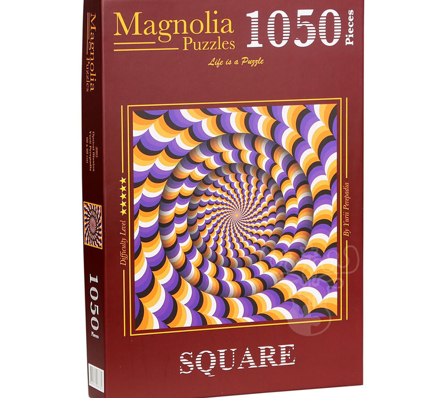 FINAL SALE Magnolia Optical Illusion Puzzle 1050pcs