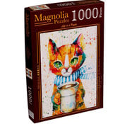 Magnolia Puzzles Magnolia Colorful Cat Puzzle 1000pcs