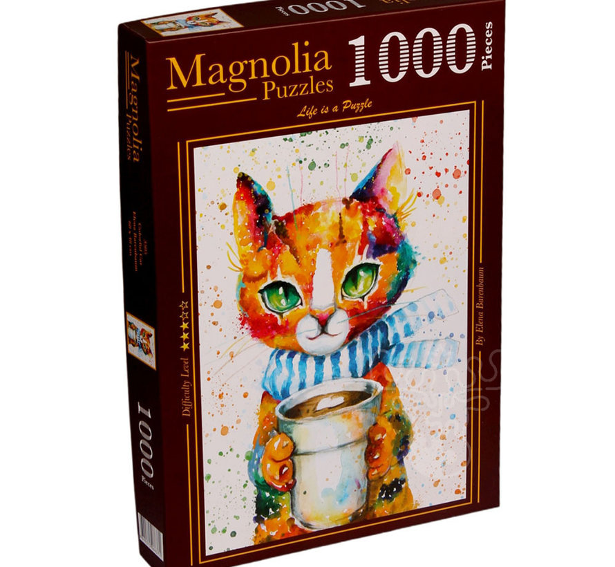 Magnolia Colorful Cat Puzzle 1000pcs