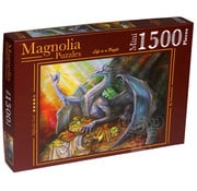 Magnolia Puzzles Magnolia Blue Dragon and Treasure Mini Puzzle 1500pcs