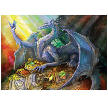 Magnolia Puzzles Magnolia Blue Dragon and Treasure Puzzle 1500pcs