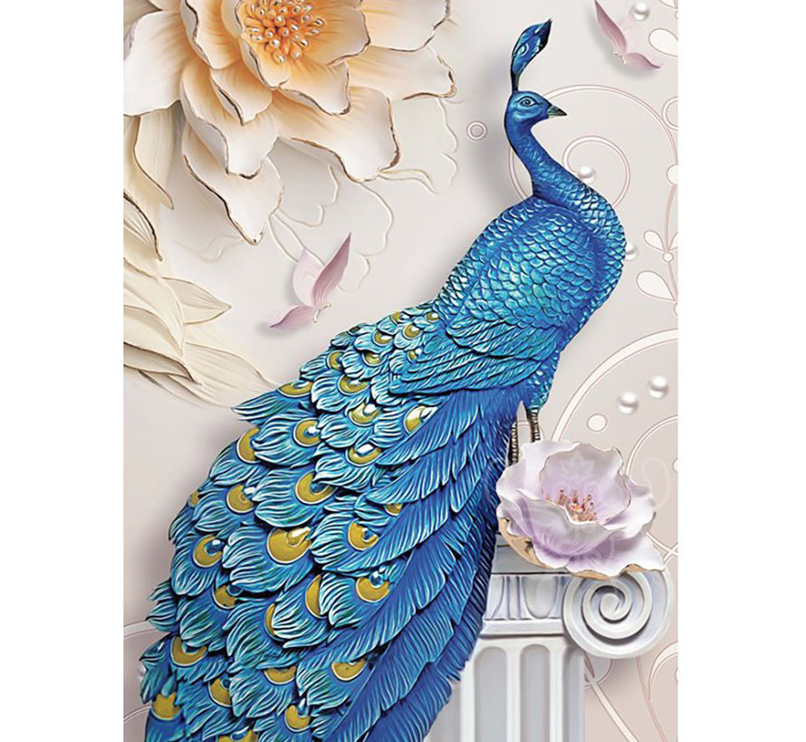 Magnolia Blue Peacock Puzzle 1000pcs