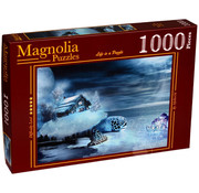 Magnolia Puzzles FINAL SALE Magnolia House & Turtle Puzzle 1000pcs