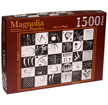 Magnolia Puzzles FINAL SALE Magnolia Otuz - Damalı/Kareler - Trente Puzzle 1500pcs