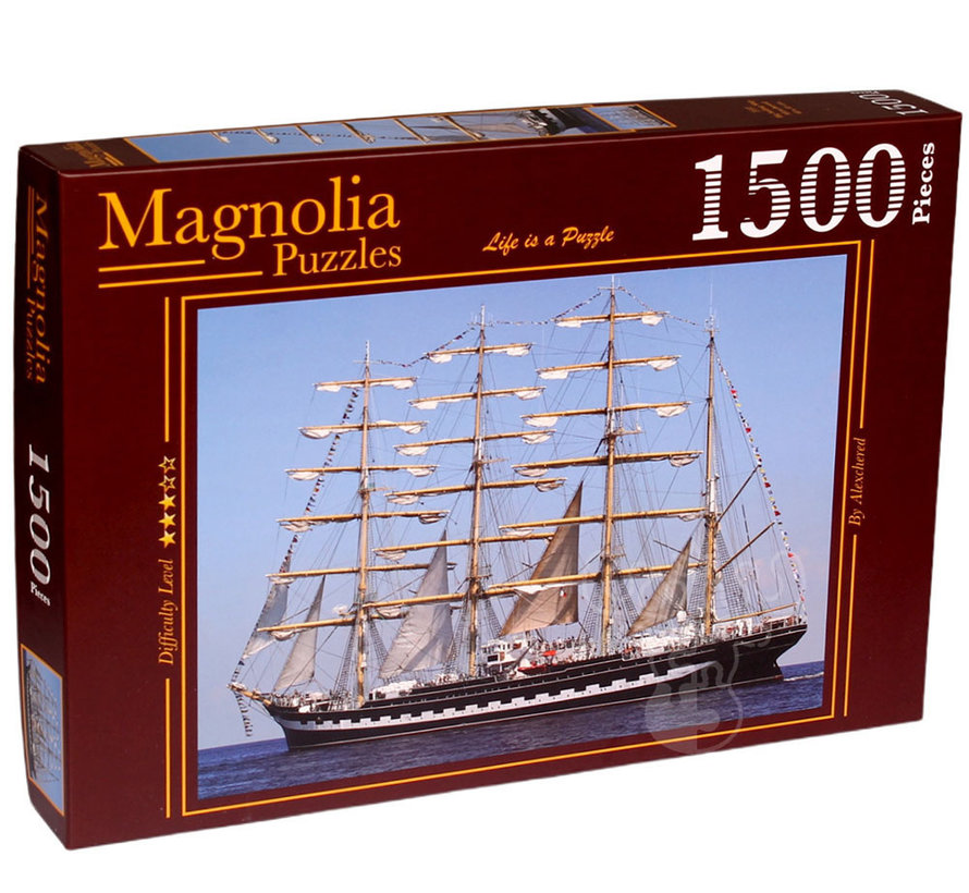 Magnolia Yelkenli Gemi - Big Sailing Ship Puzzle 1500pcs