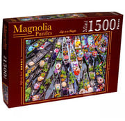 Magnolia Puzzles FINAL SALE Magnolia Yüzen Pazar - Floating Market Mini Puzzle 1500pcs