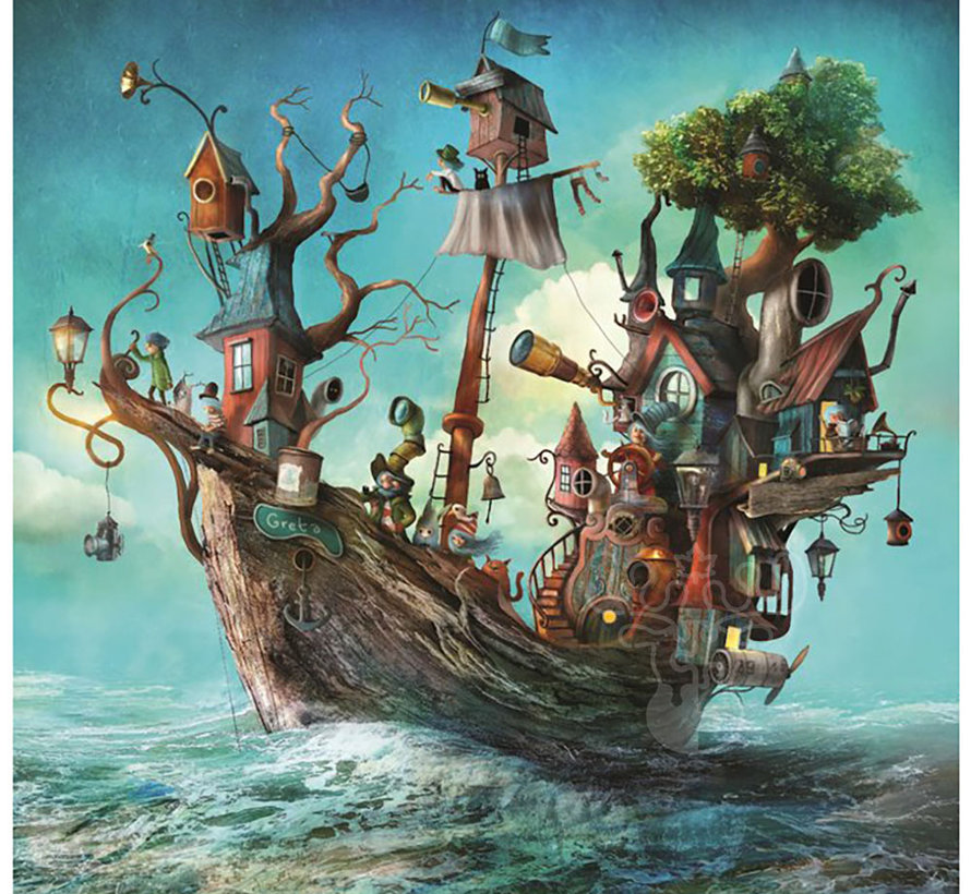 Magnolia Off We Go! - Alexander Jansson Special Edition Puzzle 1023pcs