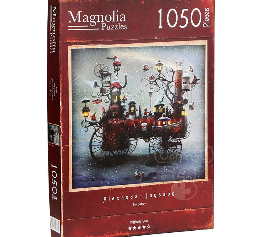 Magnolia Big Snowy - Alexander Jansson Special Edition Puzzle 1050pcs