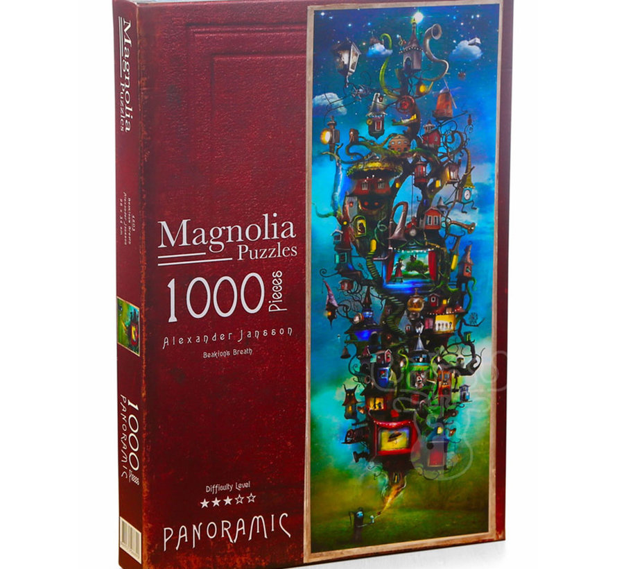 Magnolia Beakion's Breath - Alexander Jansson Special Edition Panoramic Puzzle 1000pcs