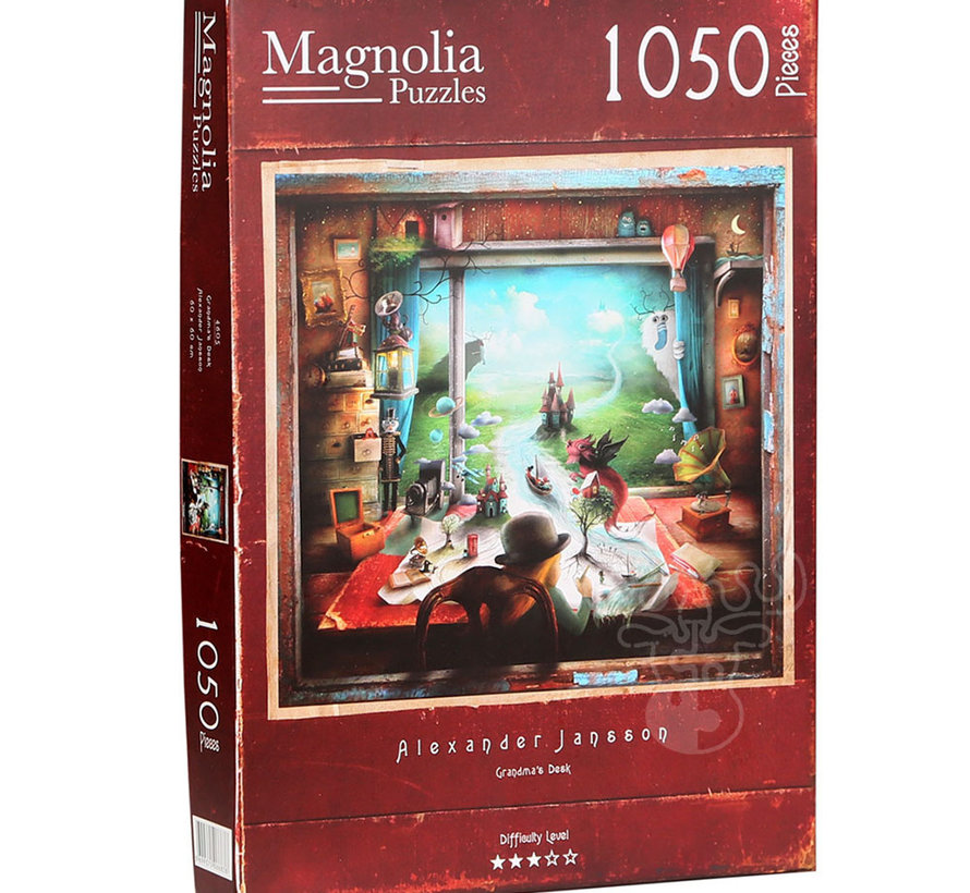 Magnolia Grandma's Desk - Alexander Jansson Special Edition Puzzle 1050pcs