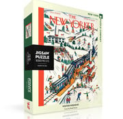 New York Puzzle Company FINAL SALE New York Puzzle Co. The New Yorker: Winter Weekend Puzzle 1000pcs