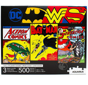 Aquarius FINAL SALE Aquarius DC Comics Puzzle 3 x 500pcs-CL