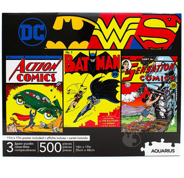 Aquarius FINAL SALE Aquarius DC Comics Puzzle 3 x 500pcs-CL