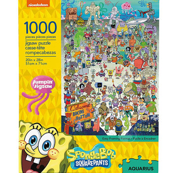 Aquarius Aquarius Nickelodeon SpongeBob SquarePants - Cast Puzzle 1000pcs