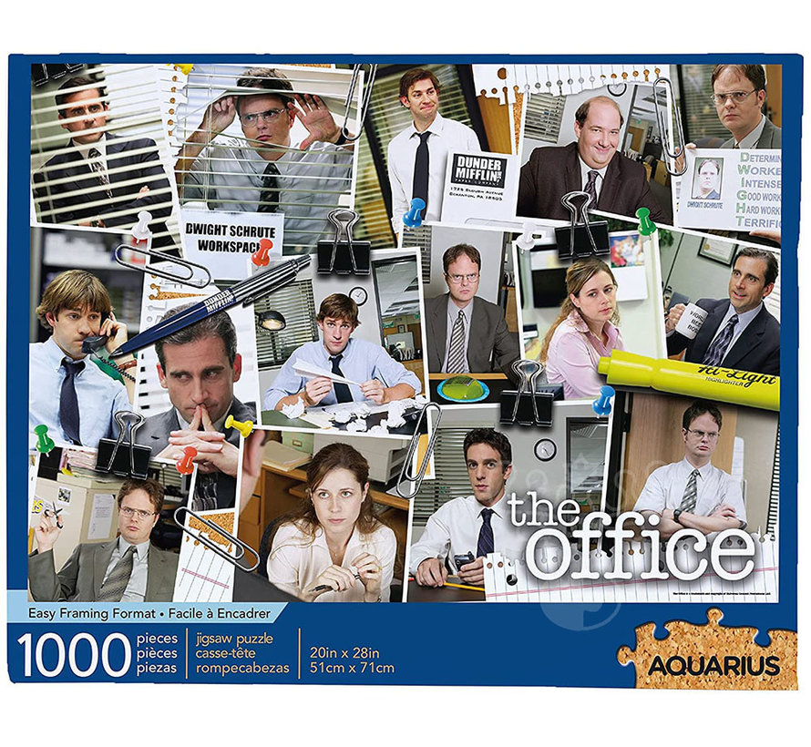Aquarius The Office - Cast Collage Puzzle 1000pcs