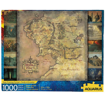 Aquarius Aquarius Lord of the Rings - Middle Earth Map Puzzle 1000pcs