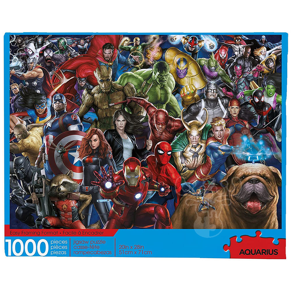 Aquarius Marvel Cast Gallery Puzzle 1000pcs Puzzles Canada