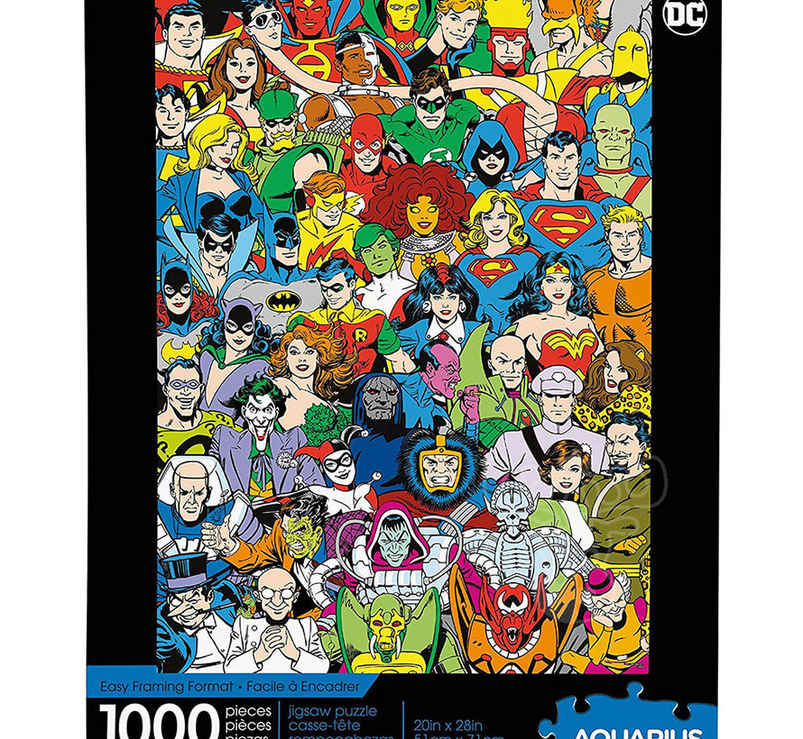 Aquarius DC Comics - Retro Cast Puzzle 1000pcs