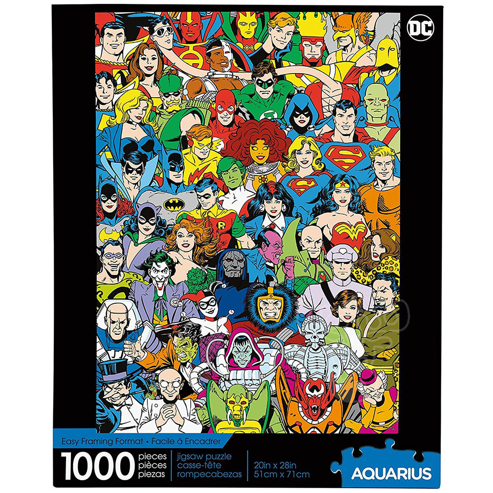 Aquarius DC Comics Retro Cast Puzzle 1000pcs Puzzles Canada