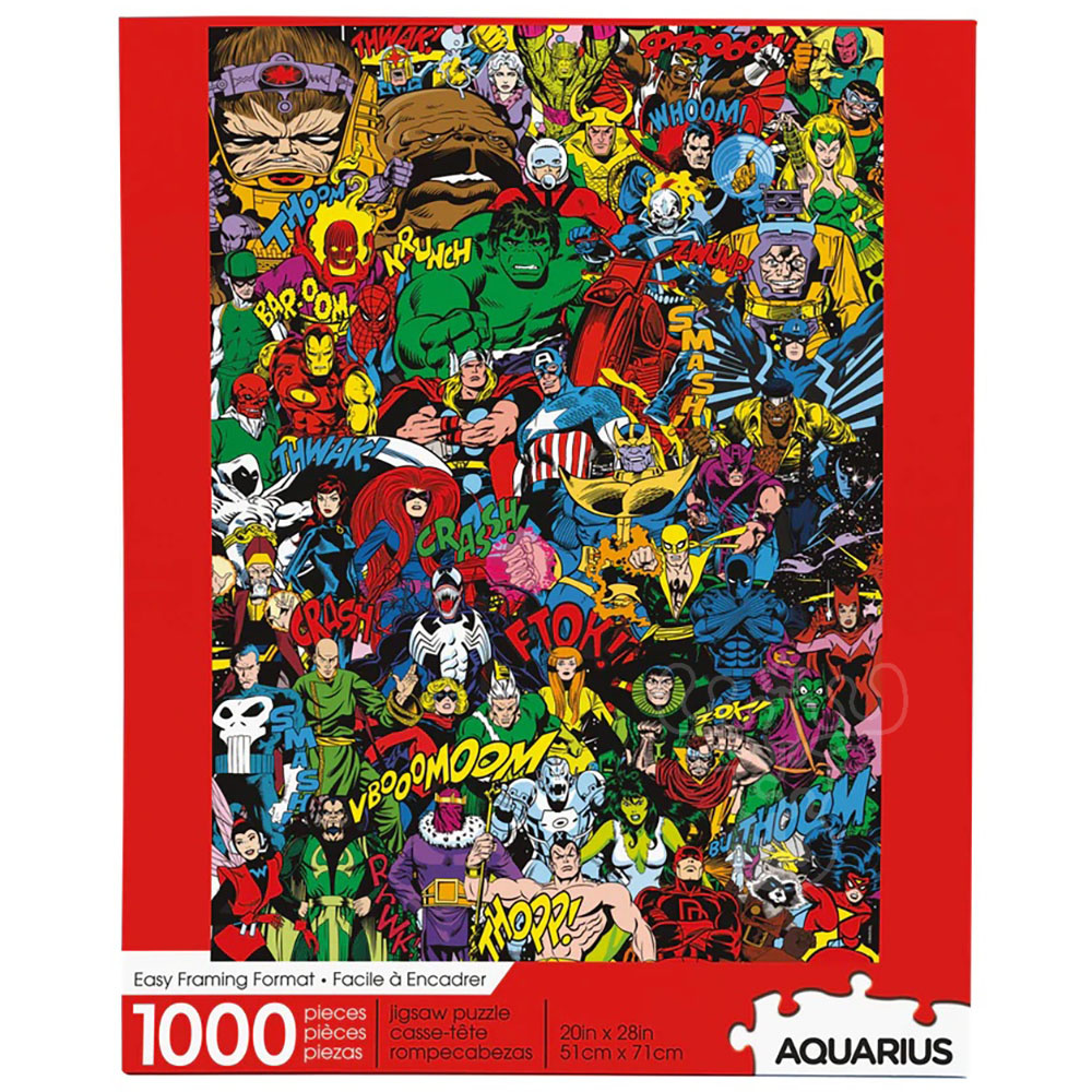 Aquarius Marvel Retro Cast Puzzle 1000pcs Puzzles Canada