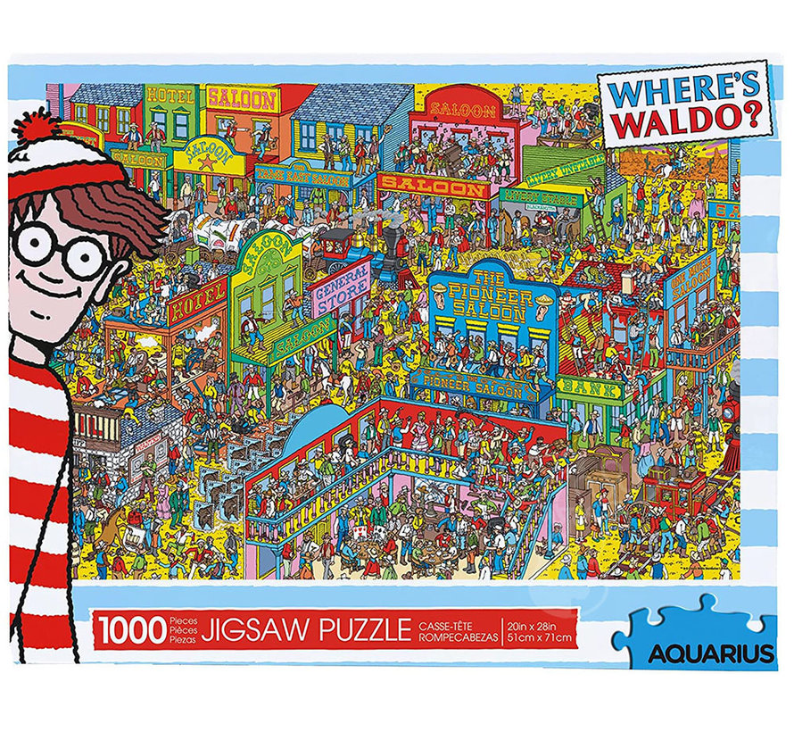 Aquarius Where's Waldo - Wild Wild West Puzzle 1000pcs