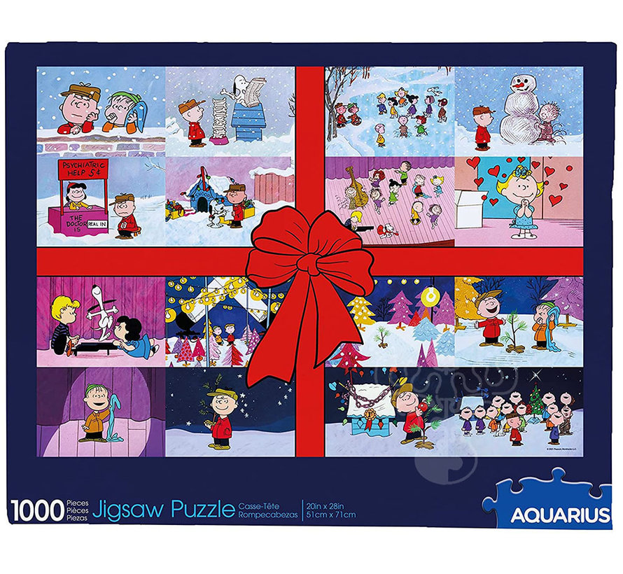 Aquarius Peanuts - A Charlie Brown Christmas Present Puzzle 1000pcs