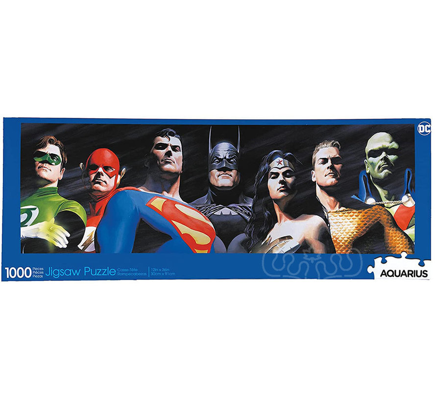Aquarius DC Comics Justice League Slim Panoramic Puzzle 1000pcs