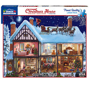 White Mountain WMP Christmas White Mountain Christmas House Puzzle 1000pcs