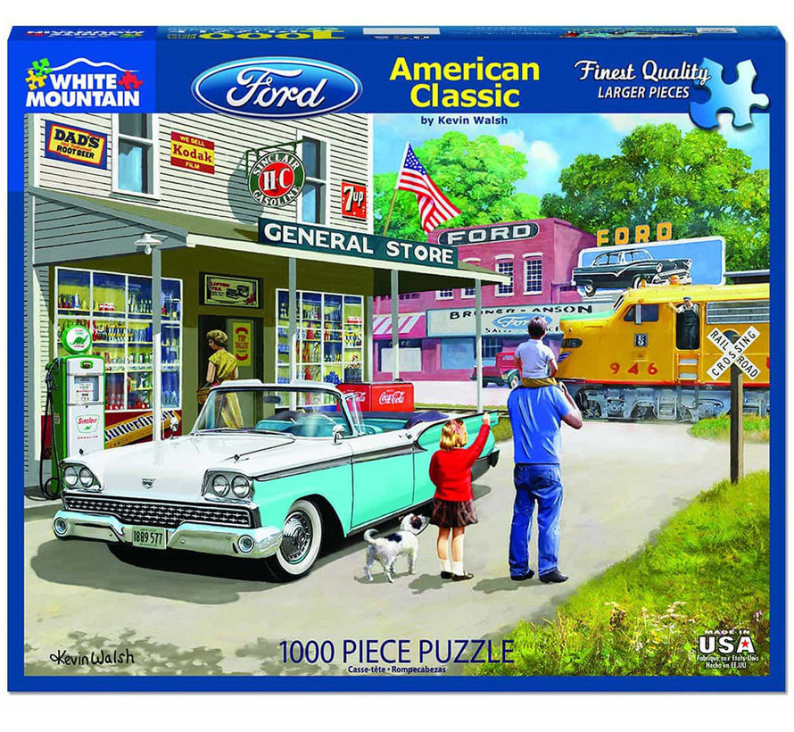 White Mountain American Classics Puzzle 1000pcs